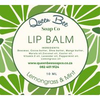Queen Bee Soap Co. Lemongrass & Mint Lip Balm